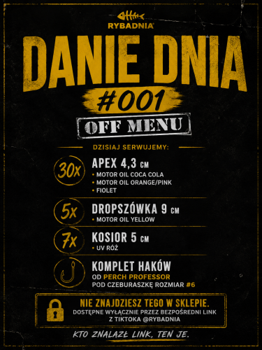 danie dnia #1 | rybadnia.pl, nie sklep, restauracja dla ryb drapieżnych